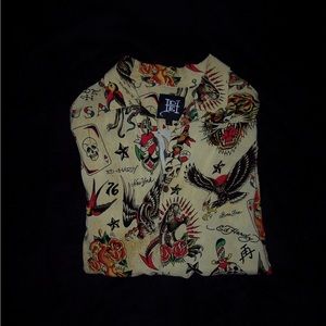 Ed Hardy Flashboard Camp Shirt - L